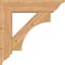 Ekena Millwork Westlake Traditional Smooth Bracket w/ Offset Brace, Western Red Cedar, 7 1/2"W x 30"D x 30"H BKT0806X30X30WTL01SWR - alternate 4
